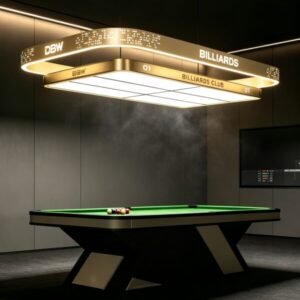 Gold double-layer custom shadowless LED billiard and snooker table light